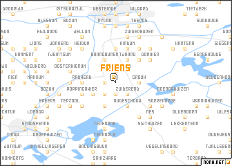 map of Friens