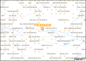 map of Friesheim