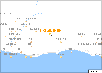 map of Frigiliana