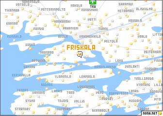 map of Friskala