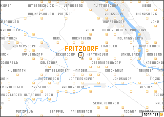 map of Fritzdorf