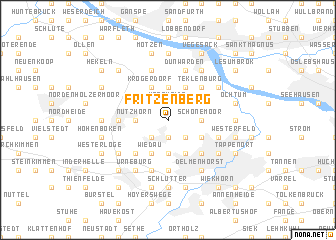 map of Fritzenberg