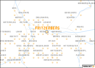 map of Fritzerberg