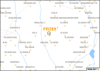 map of Frizem