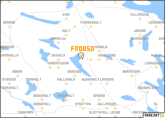 map of Fröåsa