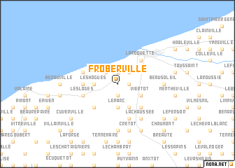 map of Froberville