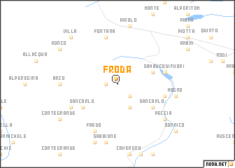 map of Froda