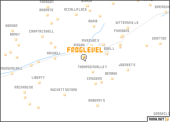 map of Frog Level