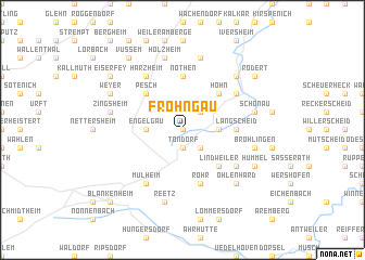 map of Frohngau