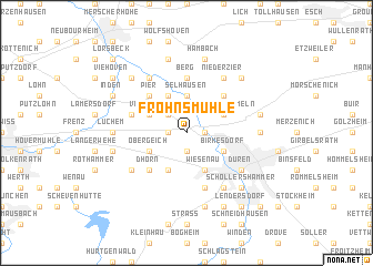 map of Frohnsmühle