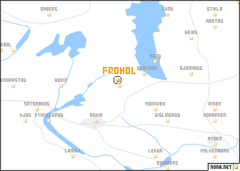 map of Frøhol