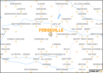 map of Froideville