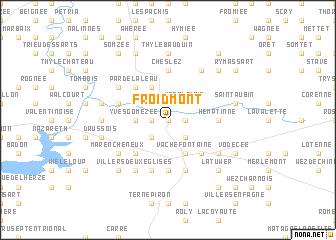 map of Froidmont