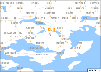 map of Frök
