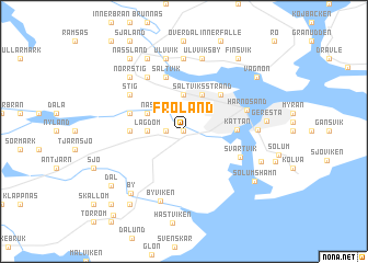 map of Fröland