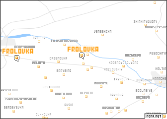 map of Frolovka