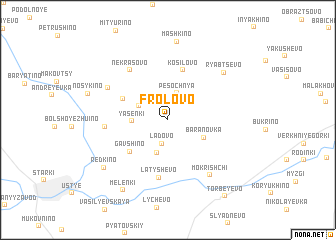 map of Frolovo