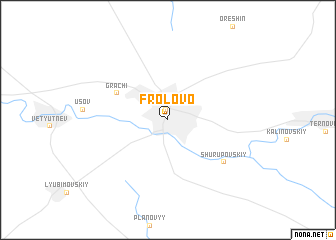 map of Frolovo