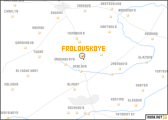map of Frolovskoye