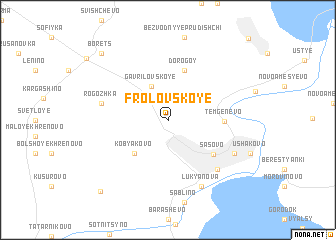 map of Frolovskoye