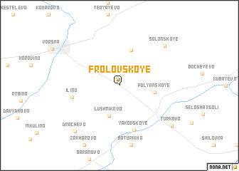 map of Frolovskoye