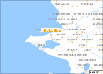 map of Frølunde