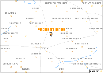 map of Fromentières