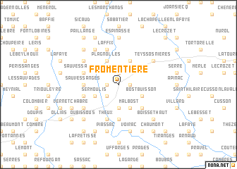 map of Fromentière