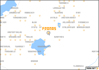 map of Frönäs