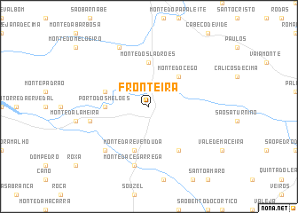 map of Fronteira