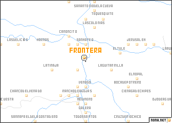 map of Frontera