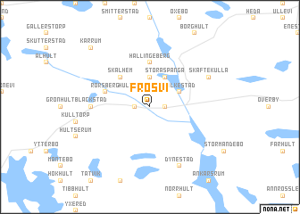 map of Frösvi