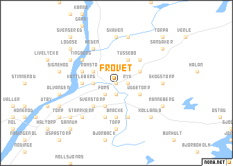 map of Frövet