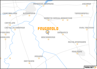 map of Frugarolo