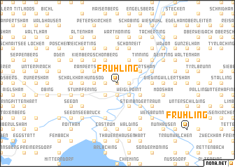 map of Frühling