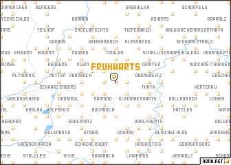 map of Frühwärts