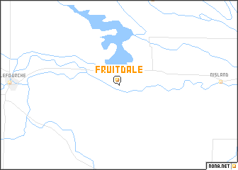 map of Fruitdale
