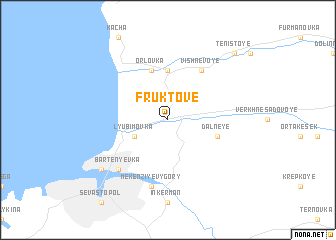 map of Fruktove