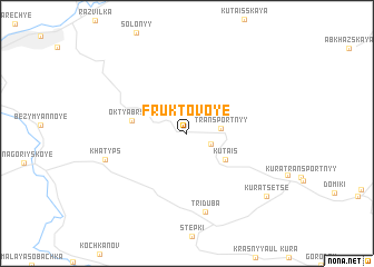 map of Fruktovoye
