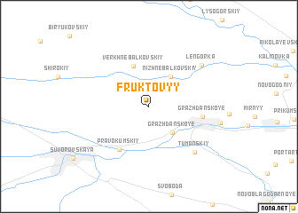 map of Fruktovyy