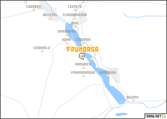 map of Frumoasa