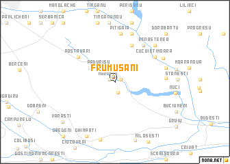 map of Frumuşani