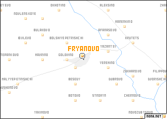 map of Fryanovo