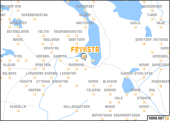 map of Fryksta