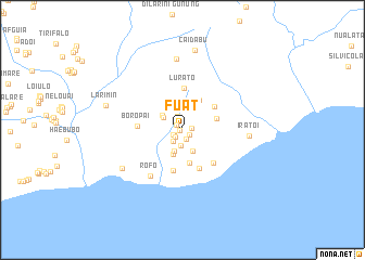 map of Fuat