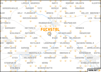 map of Fuchstal