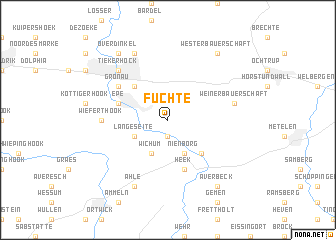 map of Füchte