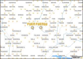 map of Fuendu