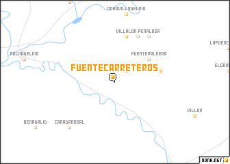 map of Fuente Carreteros