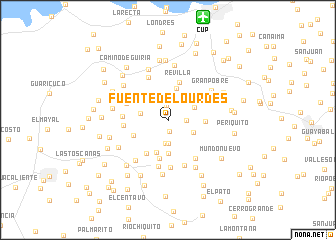 map of Fuente de Lourdes